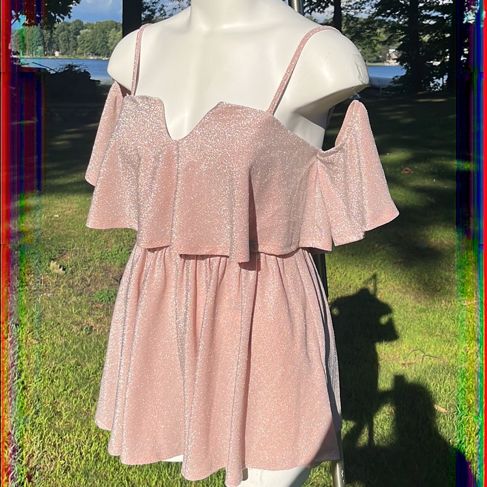 NWT Blossom sparkly romper 6-8 - Picture 3 of 15